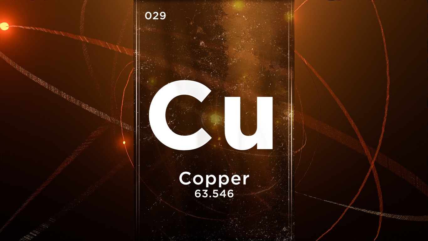 the symbol for Copper on the periodic table
