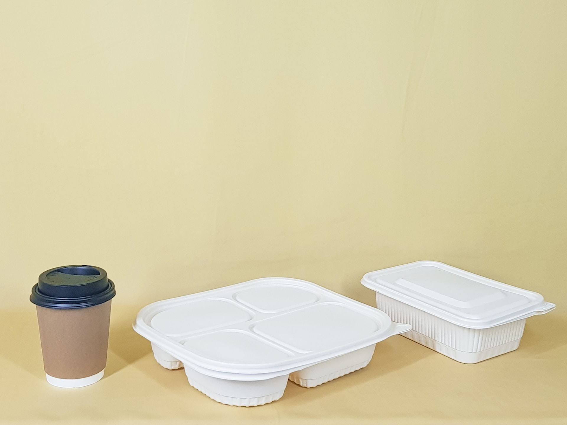 white plastic containers