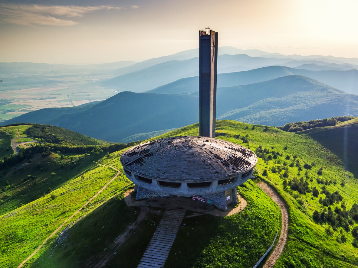 Buzludzha Monument in Bulgaria