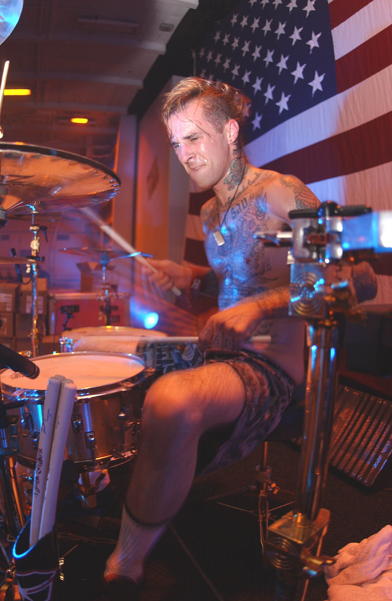 Drummer Travis Barker