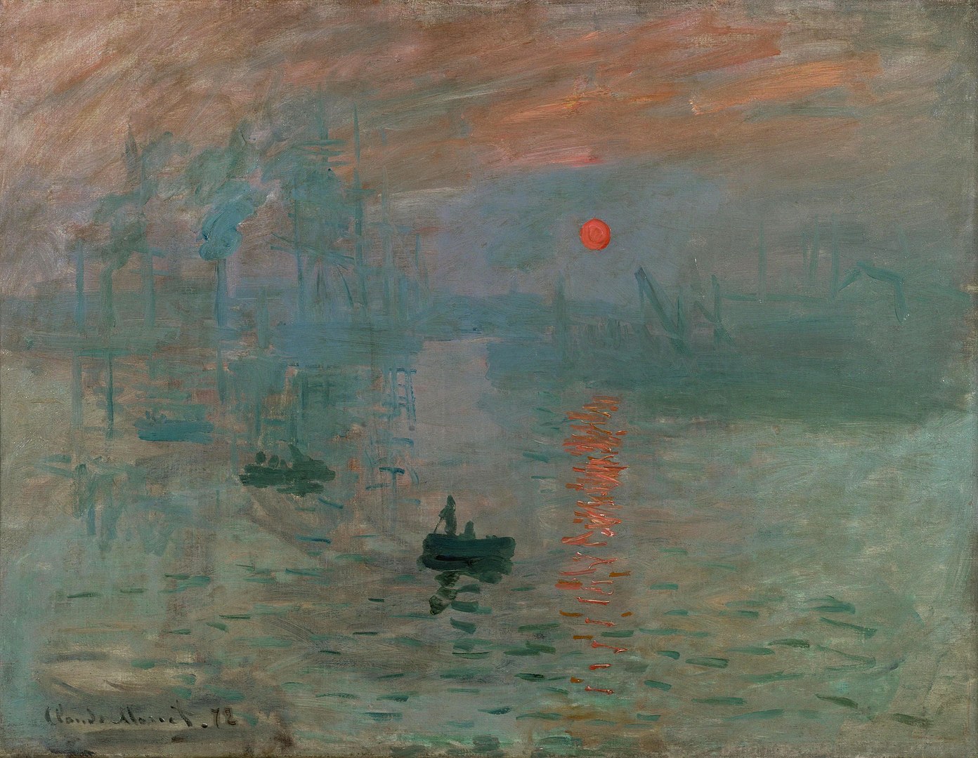 Impression, Sunrise" by Claude Monet (1872)