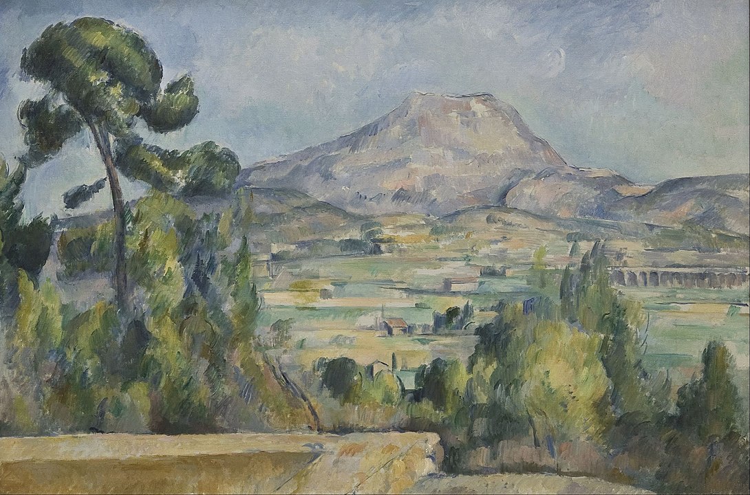Mont Sainte-Victoire" by Paul Cézanne (1902-1904)