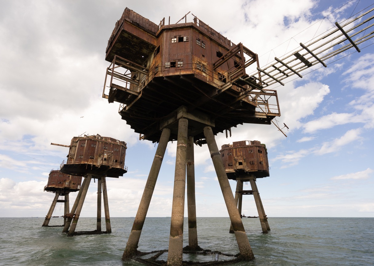 Redsands Fort (Uncle 6) from the Maunsell forts in the Thames estuary