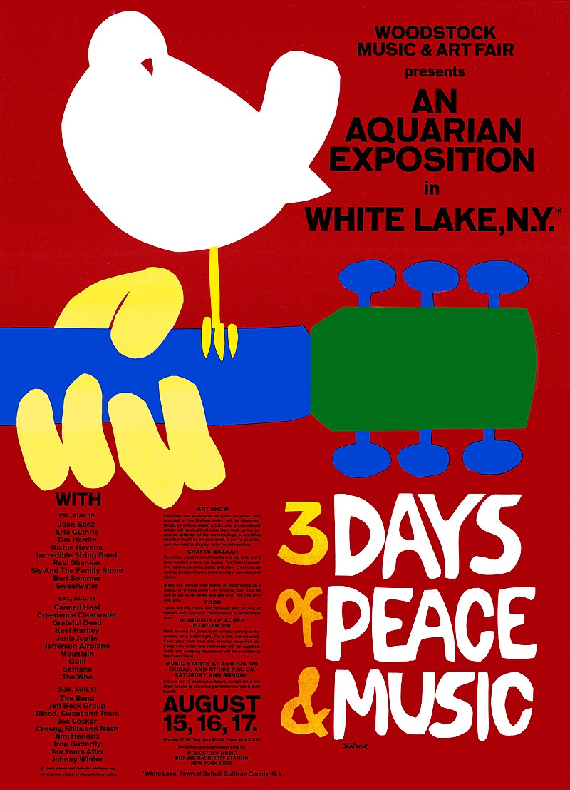 Woodstock promotional poster