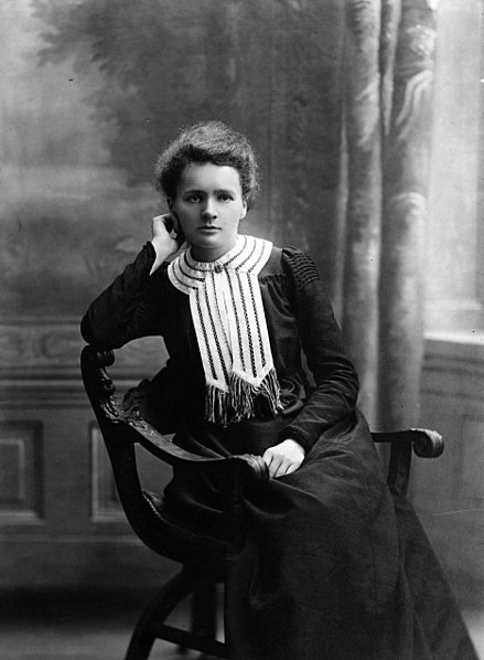 a portrait of Marie Curie