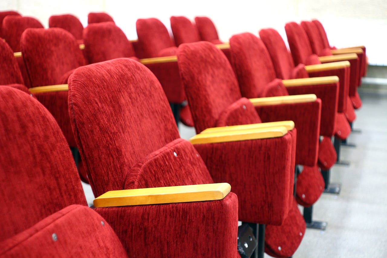 empty cinema seats