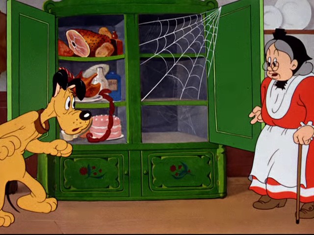 screenshot of the American traditional animated short film, Foney Fables, part of the Merrie Melodies series