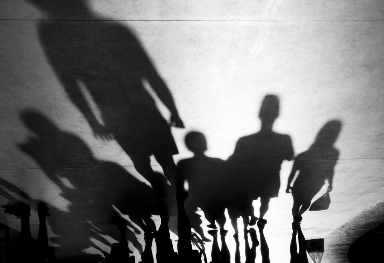 shadows of people