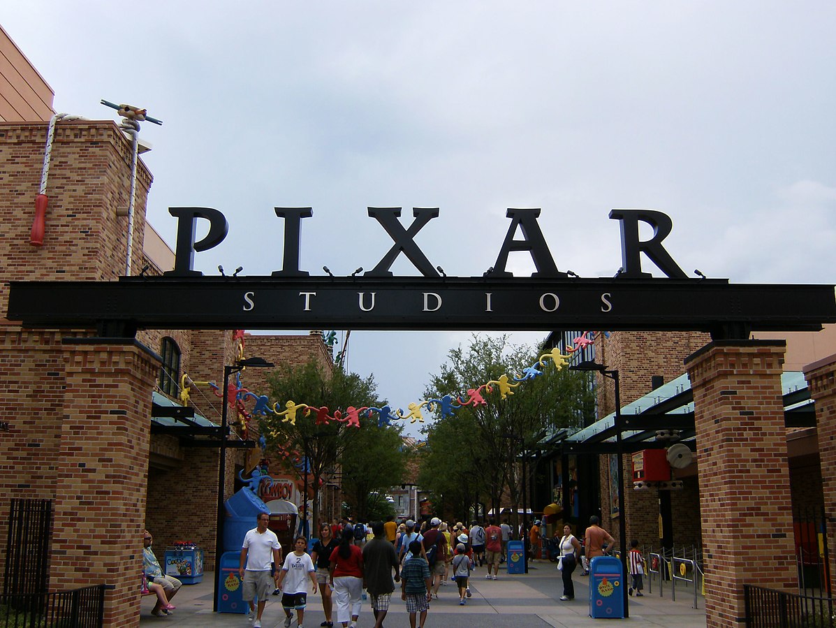 the entrance to Pixar Place, at Disney's Hollywood Studios
