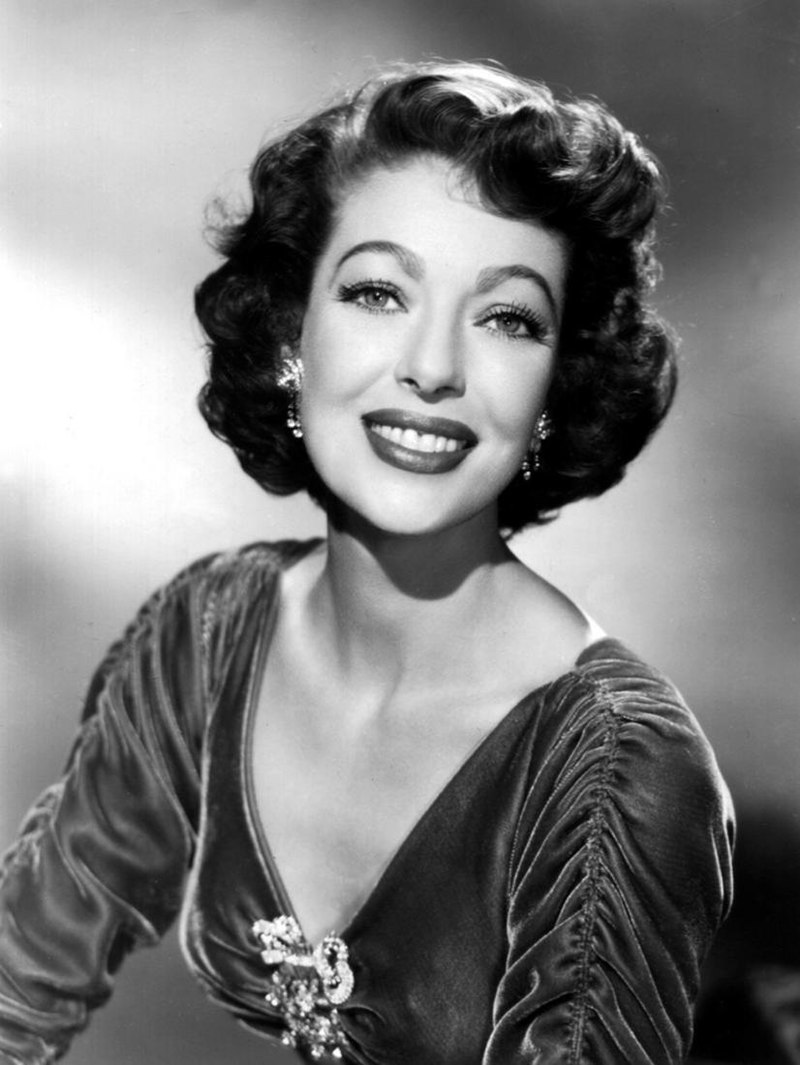 A promotional shot of Loretta Young
