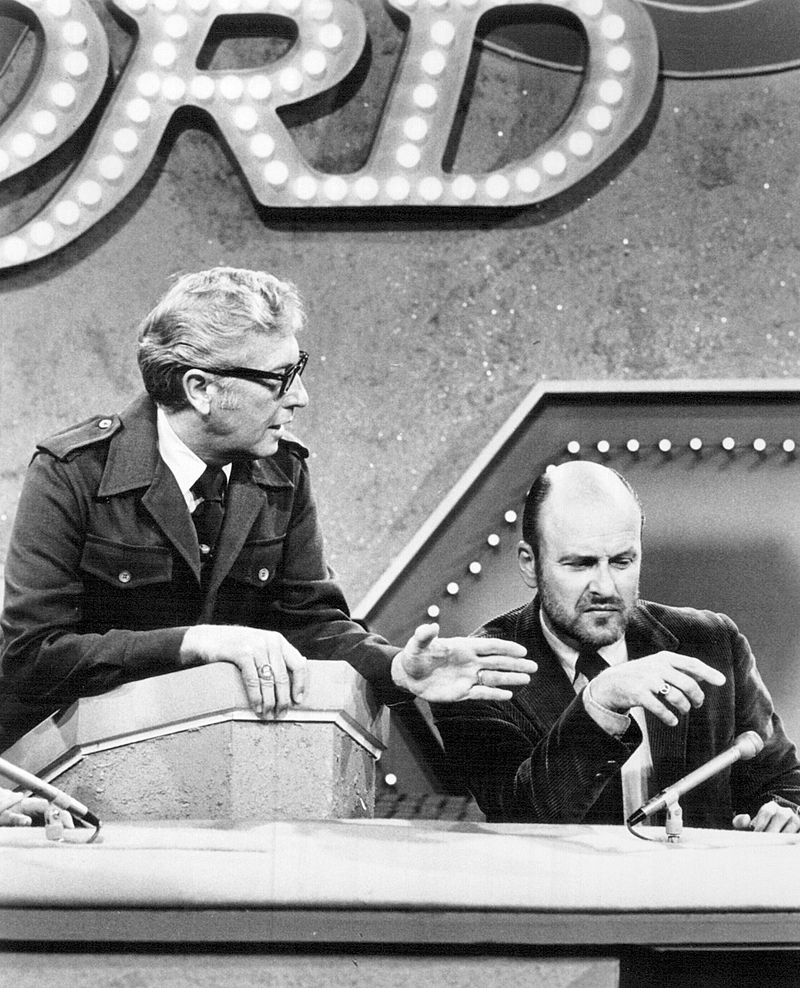 Allen Ludden and Werner Klemperer on the television game show Password