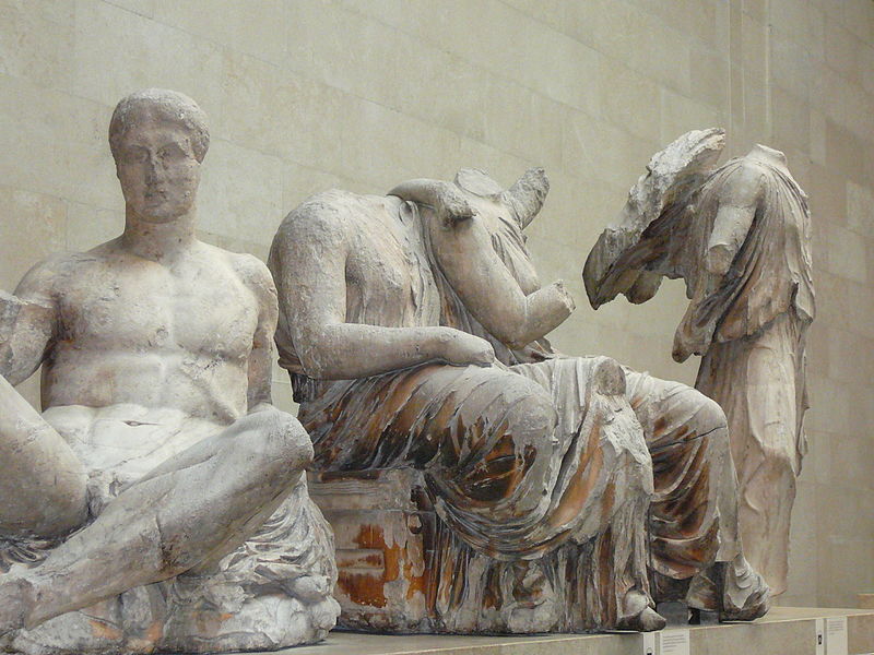 a part of the Parthenon Marbles