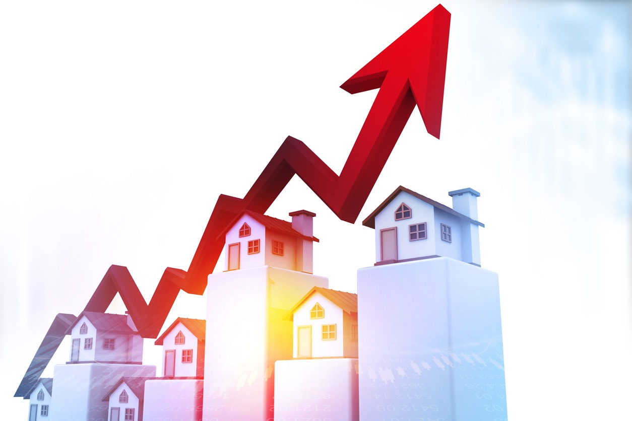 Real estate business growth graph