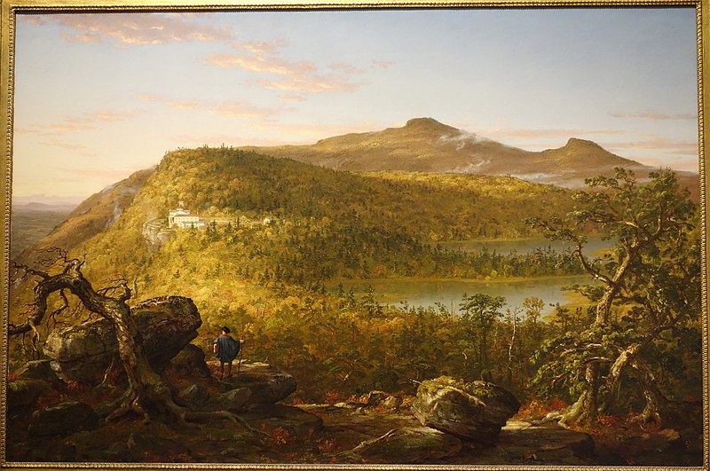 a painting of Catskill Mountains by Thomas Cole