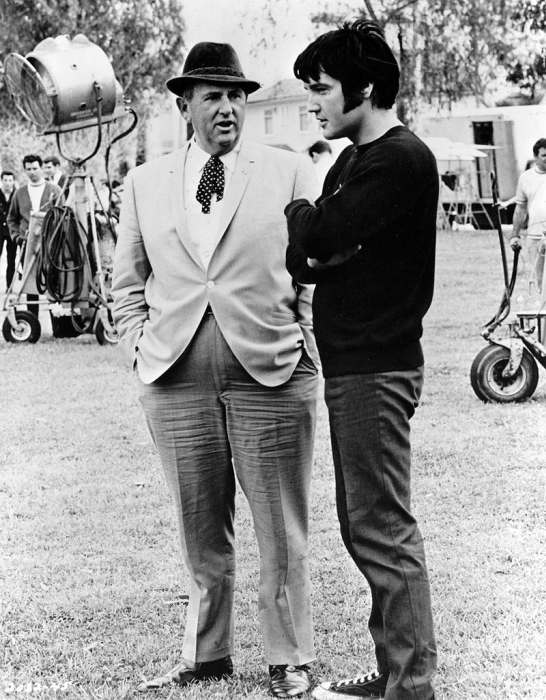 Elvis Presley and Colonel Tom Parker, 1969