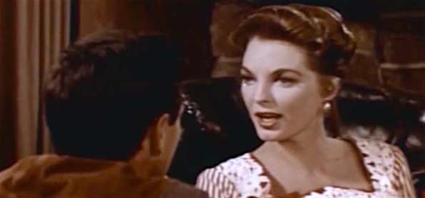 Julie London with John Cassavetes in Saddle the Wind (1958)