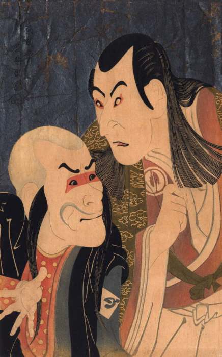 Kabuki actors Bando Zenji and Sawamura Yodogoro