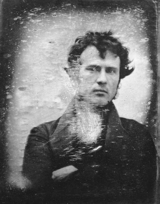 Self-portrait daguerreotype made by Robert Cornelius