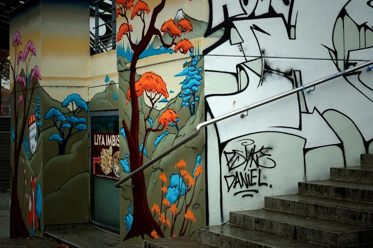 street art graffiti art wall