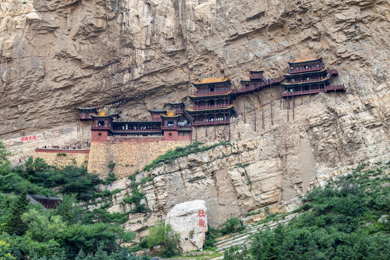 the Hanging Temple in China