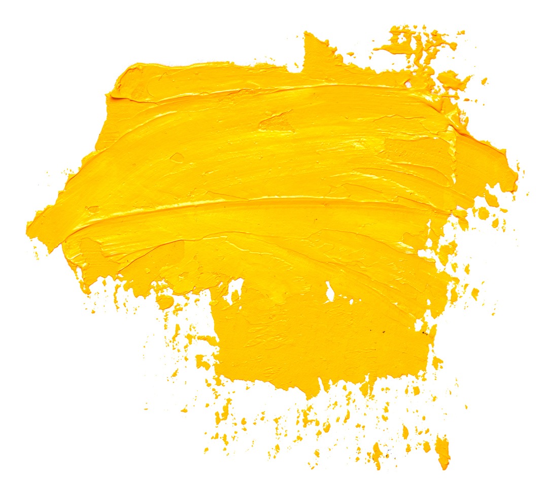 Yellow oil paint