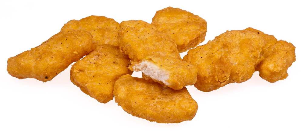 A pile of McDonalds Chicken McNuggets