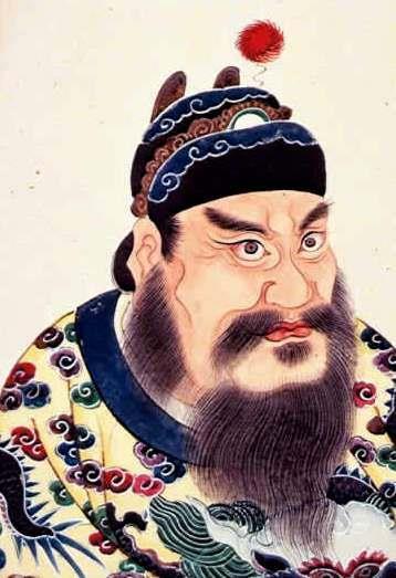 A portrait painting of Qin Shi Huang